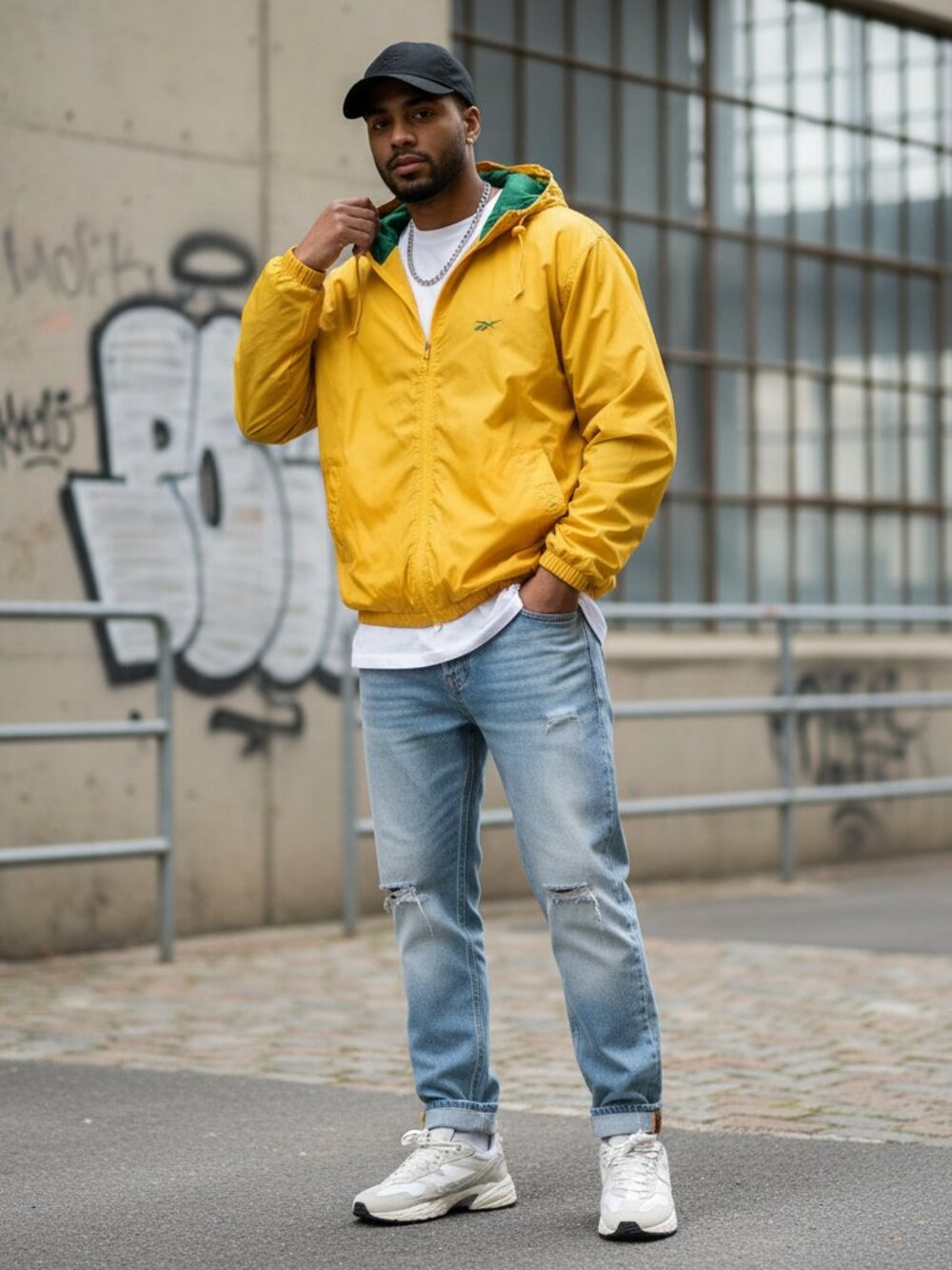 Vintage 90s Reebok NFL Green Bay Packers Reversible Fleece Jacket